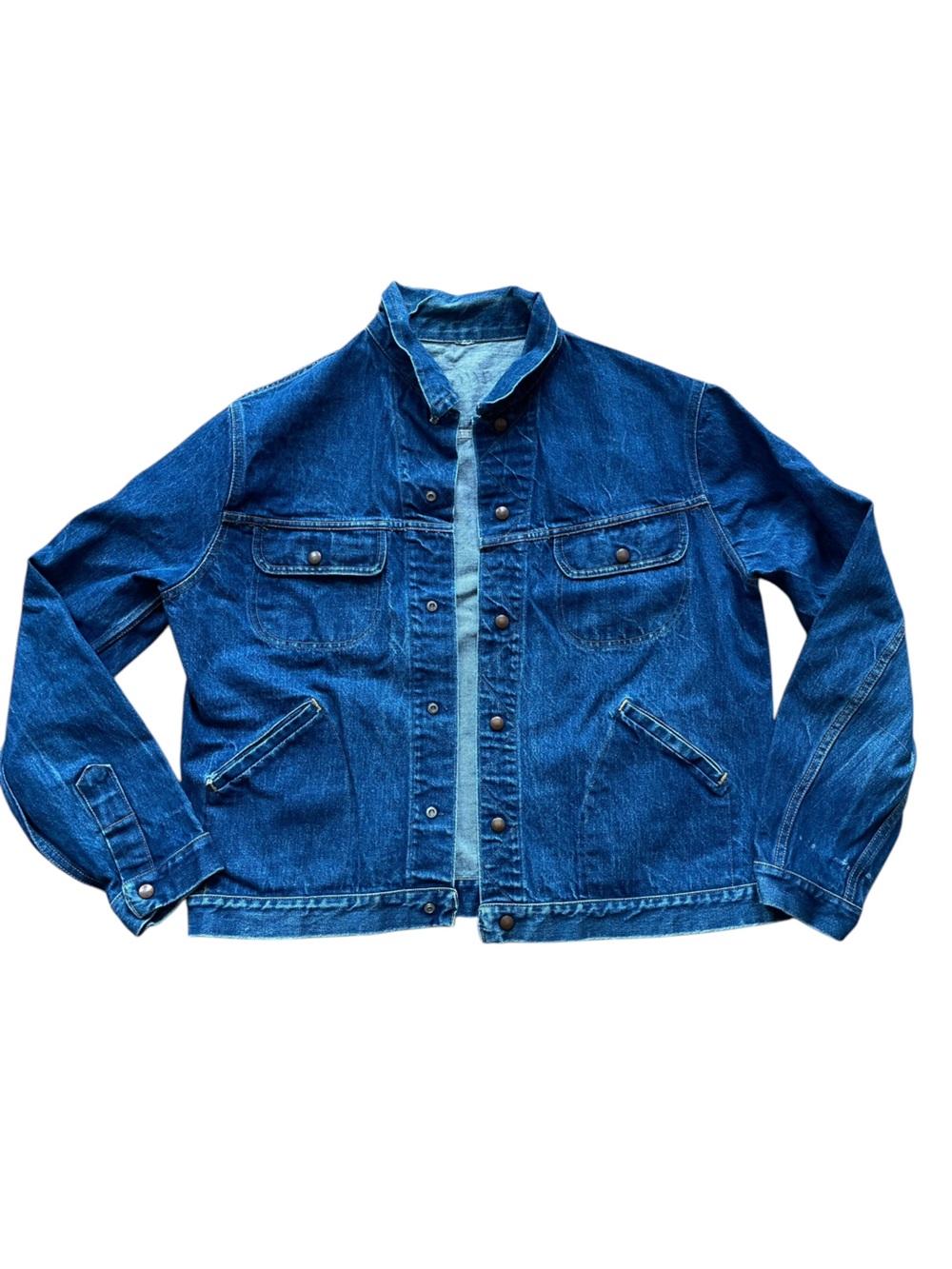 Vintage 1970's Dark Wash GWG Jean Denim Jacket